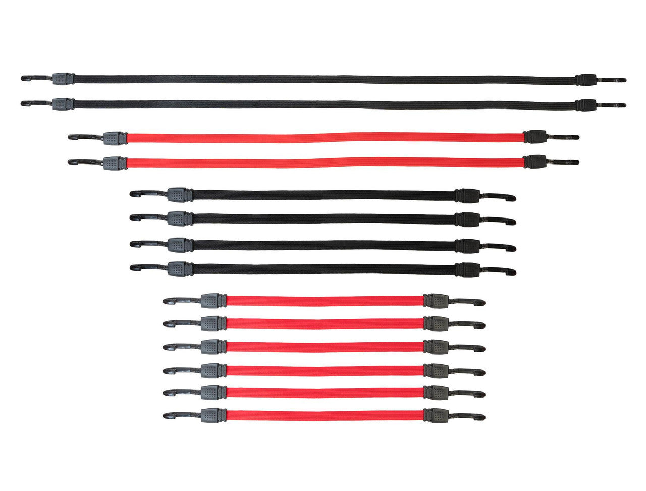 Flat Strap Bungee Cords (14pc Kit) PRP Seats-1