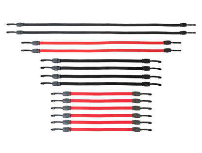 Flat Strap Bungee Cords (14pc Kit) PRP Seats-1