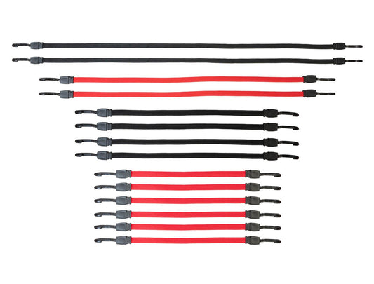 Flat Strap Bungee Cords (14pc Kit) PRP Seats-1