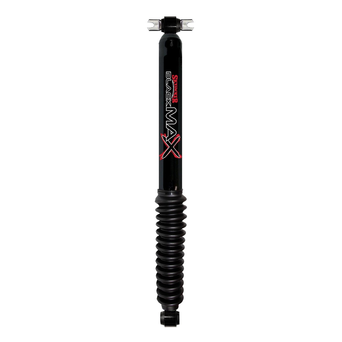 Black MAX Shock Absorber w/Black Boot 27.07 Inch Extended 15.94 Inch Collapsed 84-01 Jeep Cherokee 97-06 Jeep Wrangler 97-06 Jeep TJ Skyjacker