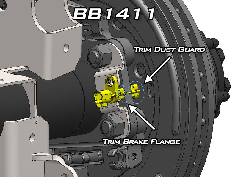 JK 1 Ton 14 Bolt Factory Disc ABS Kit Tone Ring Artec Industries-3