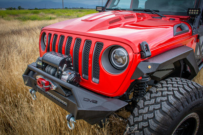 2018 2025 Jeep Gladiator JT Wrangler JL JLU Led Headlight Adapter Brackets DV8 Offroad-2
