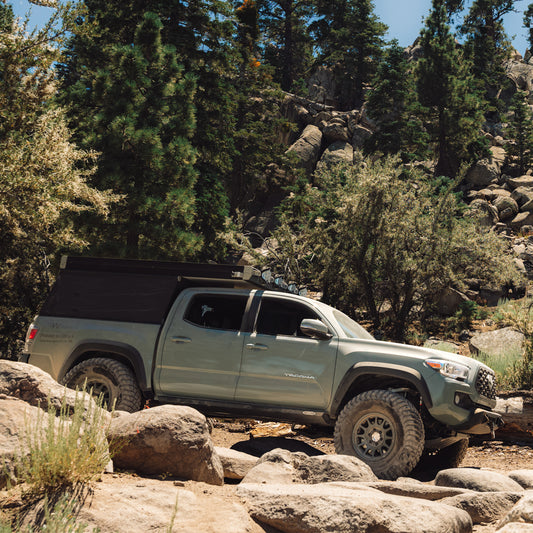 Tacoma Sliders For 05-23 Toyota Tacoma Black Powdercoat Steel Rock Slide Engineering-1