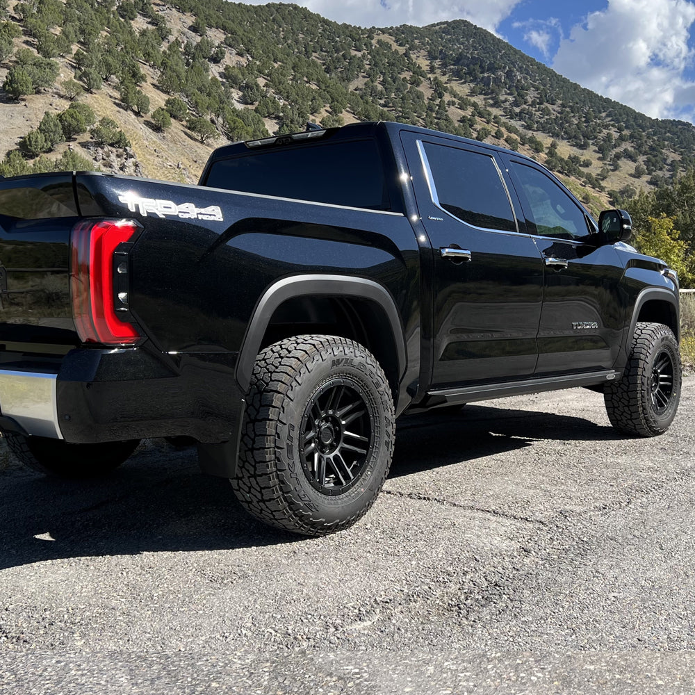 Tundra Sliders For 22-24 Toyota Tundra Black Powdercoat Steel Rock Slide Engineering-17