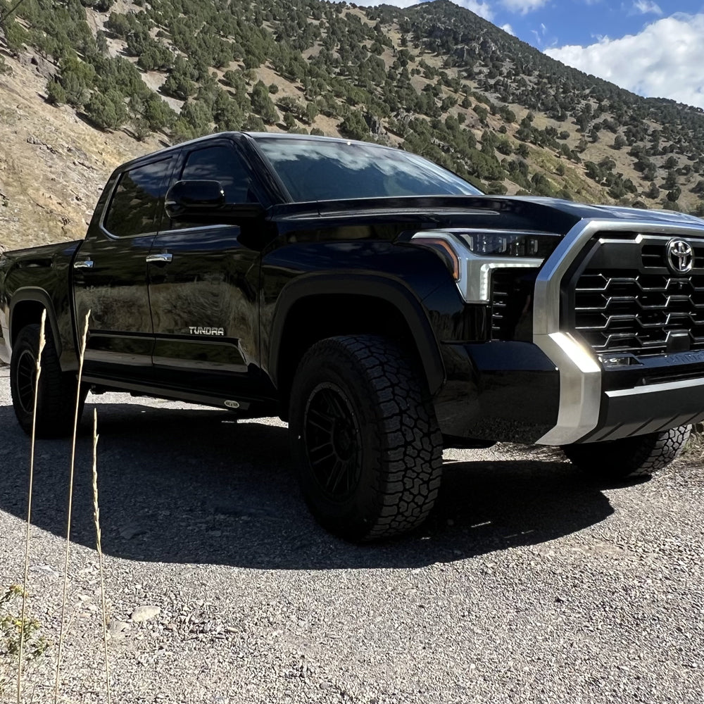 Tundra Sliders For 22-24 Toyota Tundra Black Powdercoat Steel Rock Slide Engineering-20