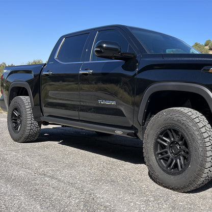Tundra Sliders For 22-24 Toyota Tundra Black Powdercoat Steel Rock Slide Engineering-7
