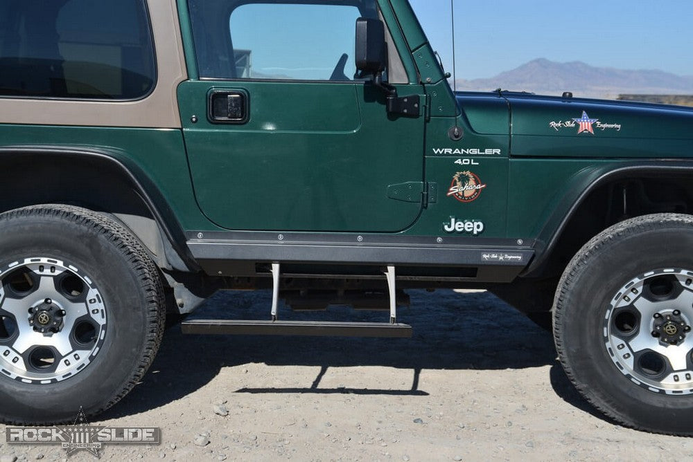 TJ 2 Door Step Slider Rock Slide Engineering