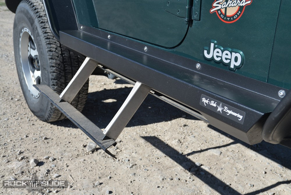 TJ 2 Door Step Slider Rock Slide Engineering-3