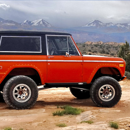 Ford Bronco 1St Generation Step Sliders 2 Boxes Rock Slide Engineering-5