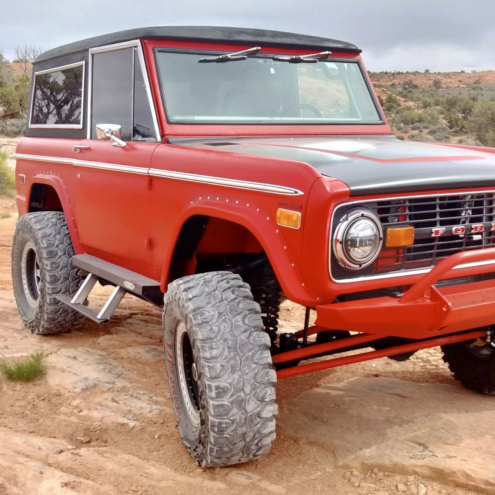 Rock Slide Engineering Ford Bronco 1St Generation Step Sliders 2 Boxes Rock Slide Engineering