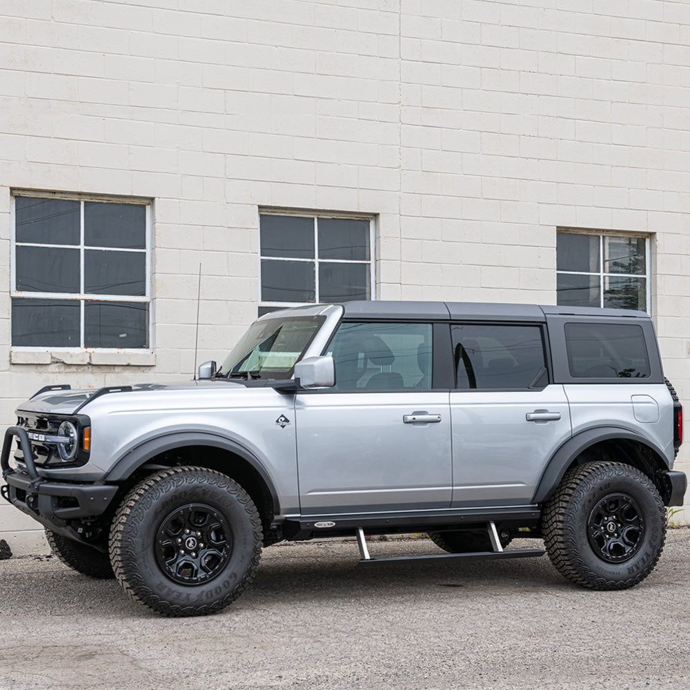 Bronco Side Step Sliders For 21-Pres Bronco 4 Door Models Set Rock Slide Engineering-17