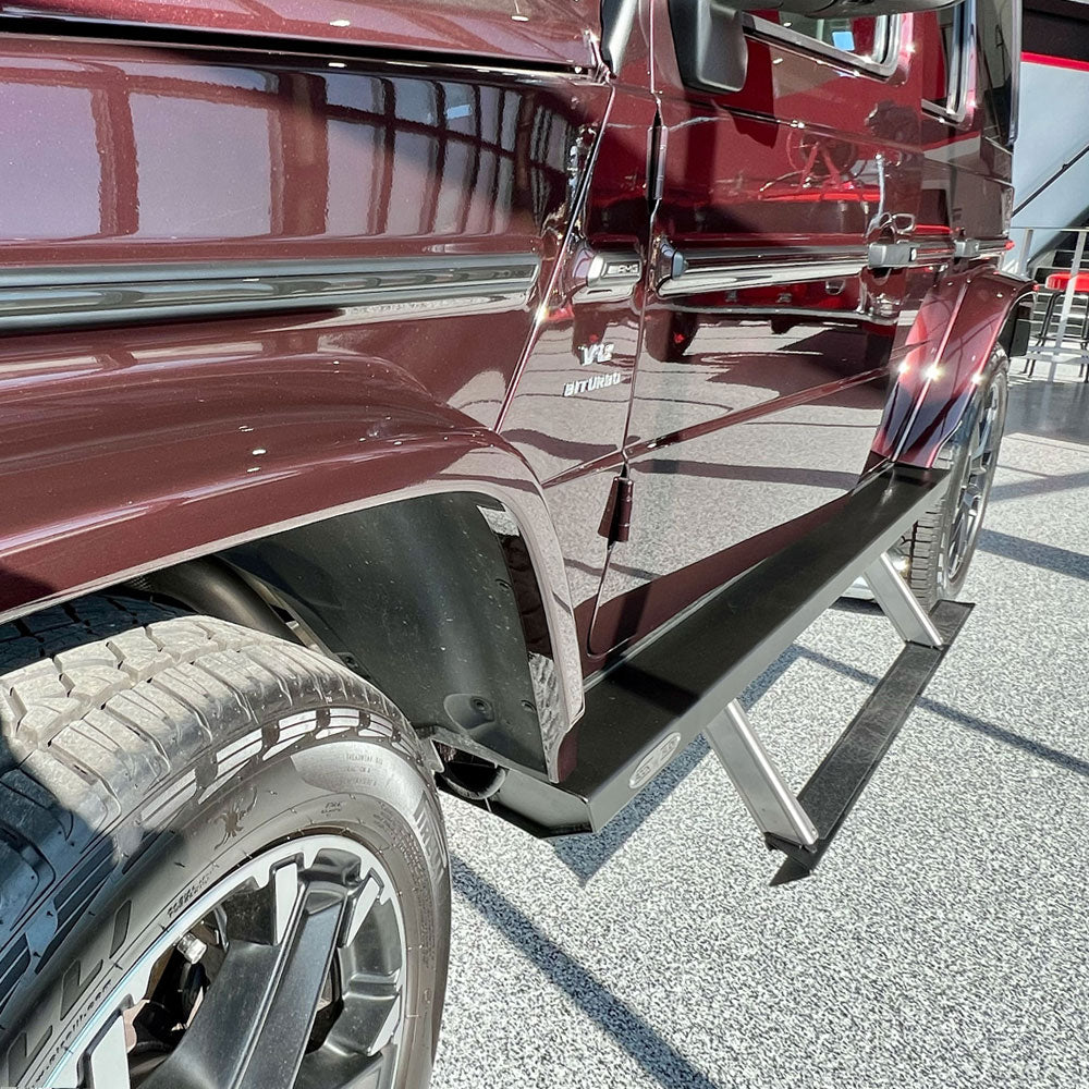 Mercedes-Benz G-Wagen Step Sliders Rock Slide Engineering-1