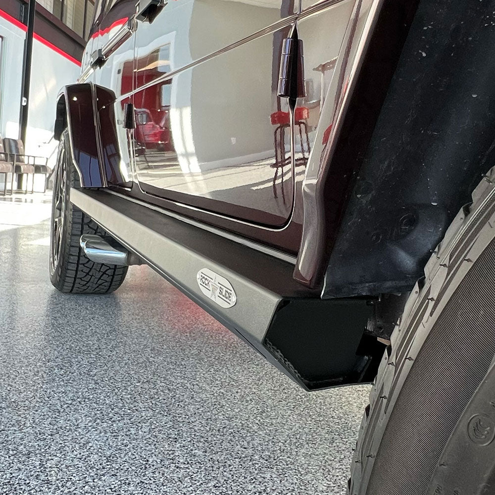 Mercedes-Benz G-Wagen Step Sliders Rock Slide Engineering-4
