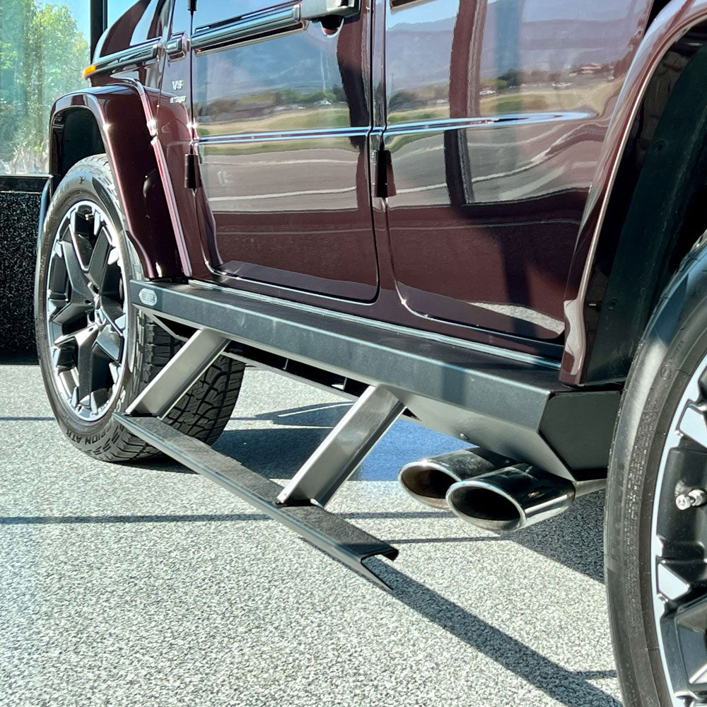 Mercedes-Benz G-Wagen Step Sliders Rock Slide Engineering-9