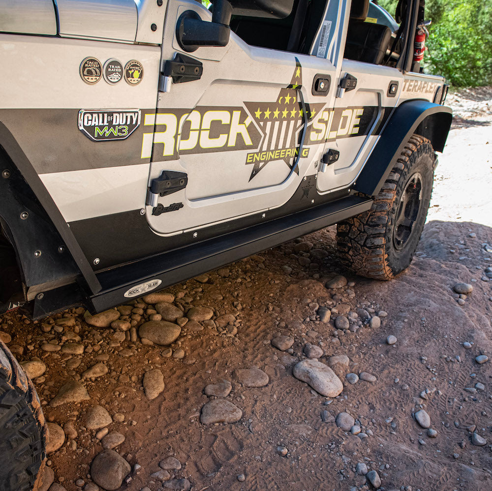 Jeep JK Side Step Slider Set For 07-18 Wrangler JK 4 Door Models Set Rock Slide Engineering-7