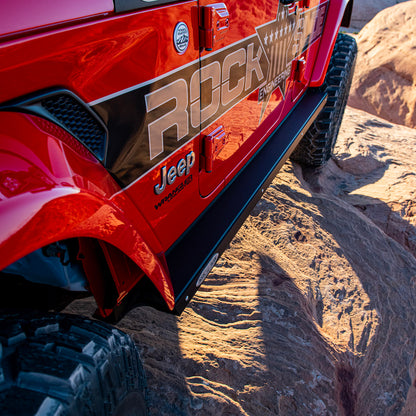 Jeep JL Side Step Sliders For 18-Pres Wrangler JL 4 Door Models Set Rock Slide Engineering-4