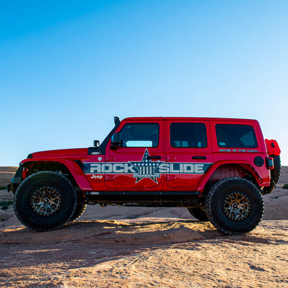Jeep JL Side Step Sliders For 24-25 Wrangler JL 4 Door Models Set Rock Slide Engineering-1