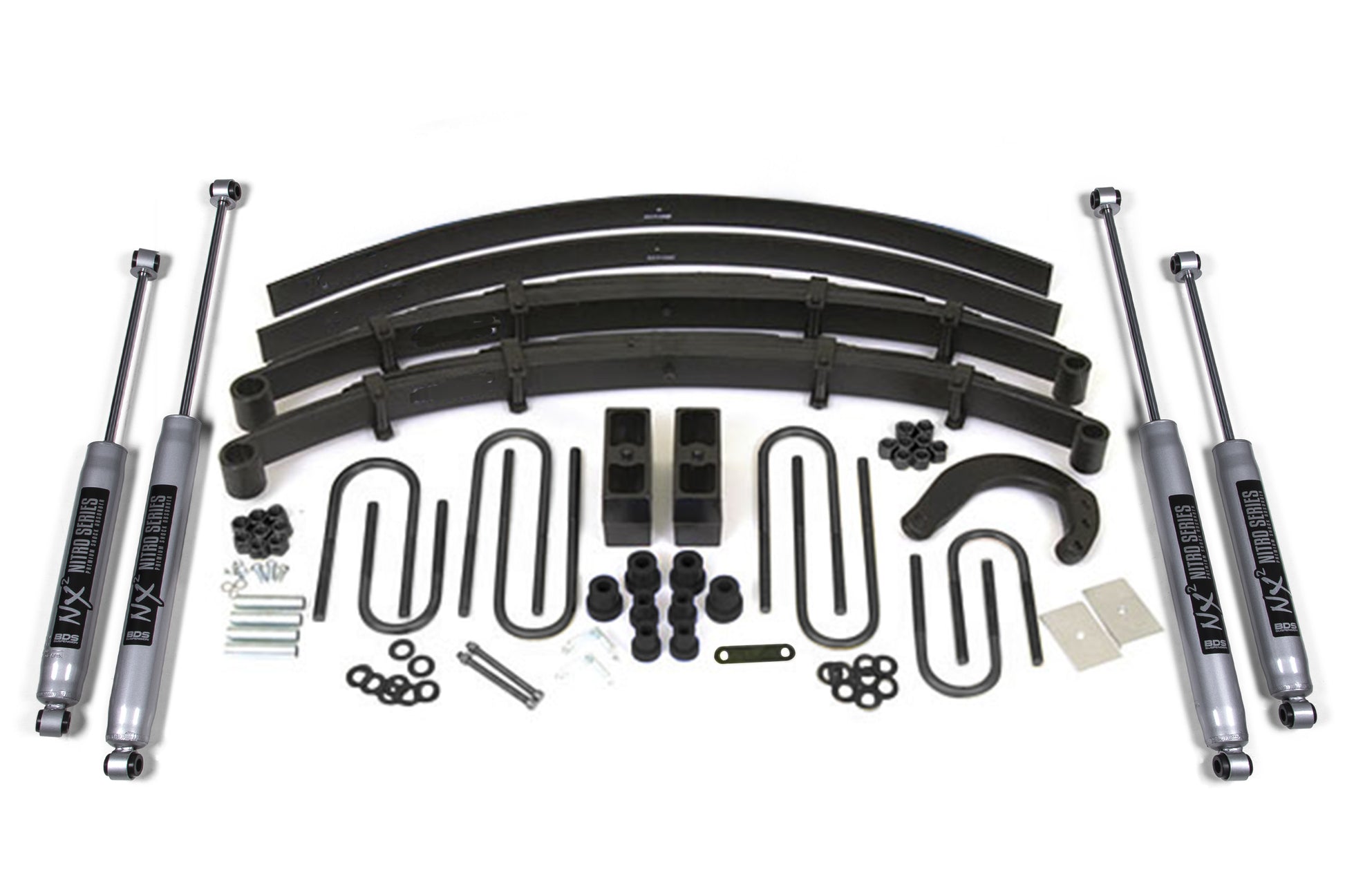 6 Inch Lift Kit Chevy/GMC 3/4 Ton Truck/Suburban 73-76 4WD Leaf Springs BDS Suspension