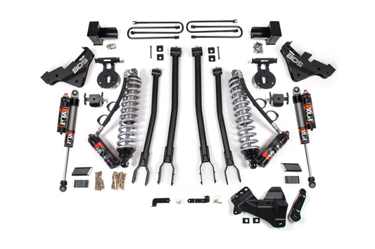 20-22 Ford F-450 4WD 4 Inch Coilover 4-Link Lift Kit, 3.5 Inch Rear, Block - Fox 2.5 Performance Elite Series C/O Front, Fox 2.5 Performance Elite Series Front, Fox 2.5 Performance Elite Series Rear BDS Suspension