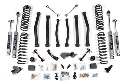 4.5 Inch Lift Kit Jeep Wrangler JK 07-11 4-Door Sway Bar Disconnects BDS Suspension-2
