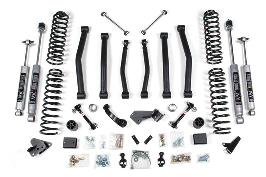 4 Inch Lift Kit Jeep Wrangler JK 12-18 2-Door Fixed Link Sway Bar BDS Suspension