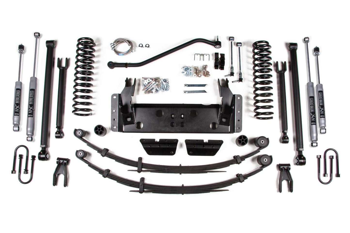 4.5 Inch Lift Kit Long Arm Jeep Cherokee XJ 84-01 Chrysler 8.25 BDS Suspension-1