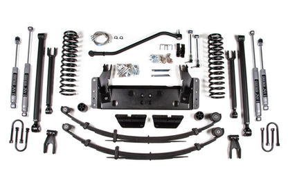 4.5 Inch Lift Kit Long Arm Jeep Cherokee XJ 84-01 Dana 35 BDS Suspension-1
