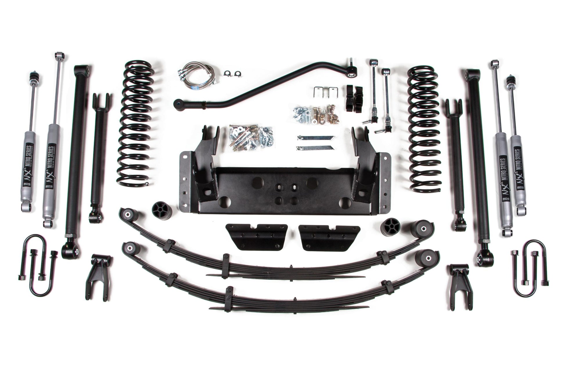 4.5 Inch Lift Kit Long Arm Jeep Cherokee XJ 84-01 Dana 35 BDS Suspension