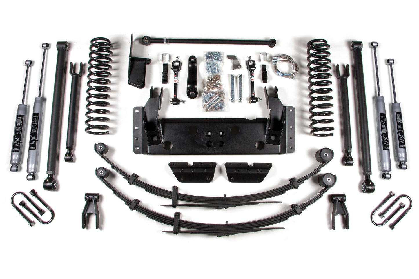 6.5 Inch Lift Kit Long Arm Jeep Cherokee XJ 84-01 Chrysler 8.25 BDS Suspension