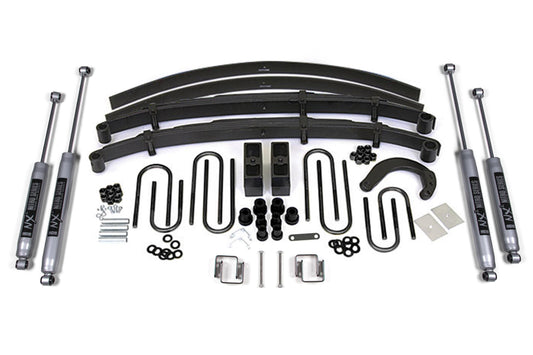 6 Inch Lift Kit Chevy/GMC 1/2 Ton Blazer/Suburban 88-91 4WD 4 Inch Block Kit W Add A Leaf BDS Suspension