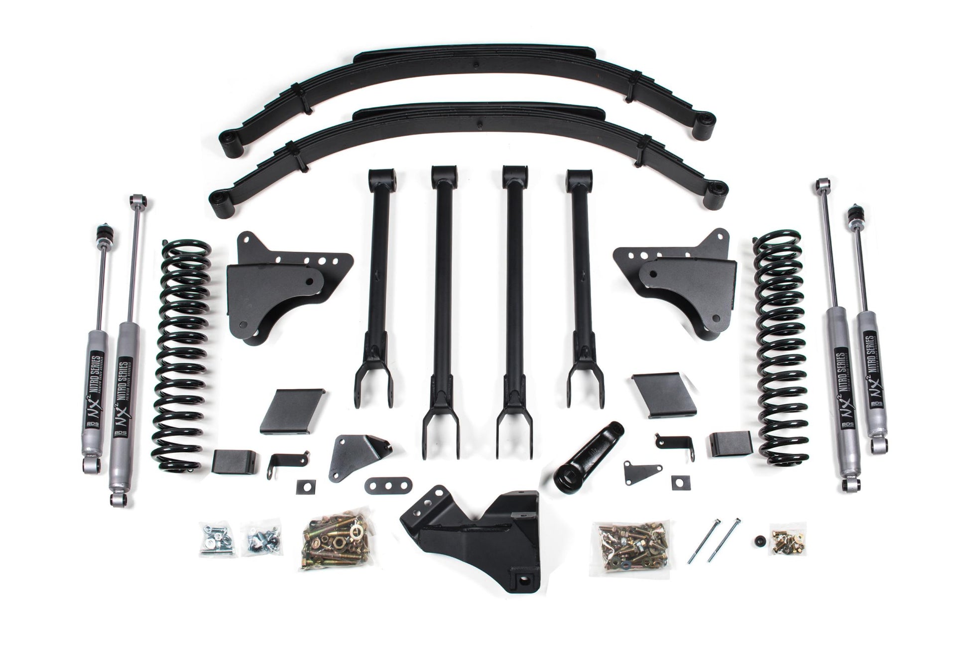 8 Inch Lift Kit 4-Link Conversion Ford F250/F350 Super Duty 11-16 4WD Diesel BDS Suspension