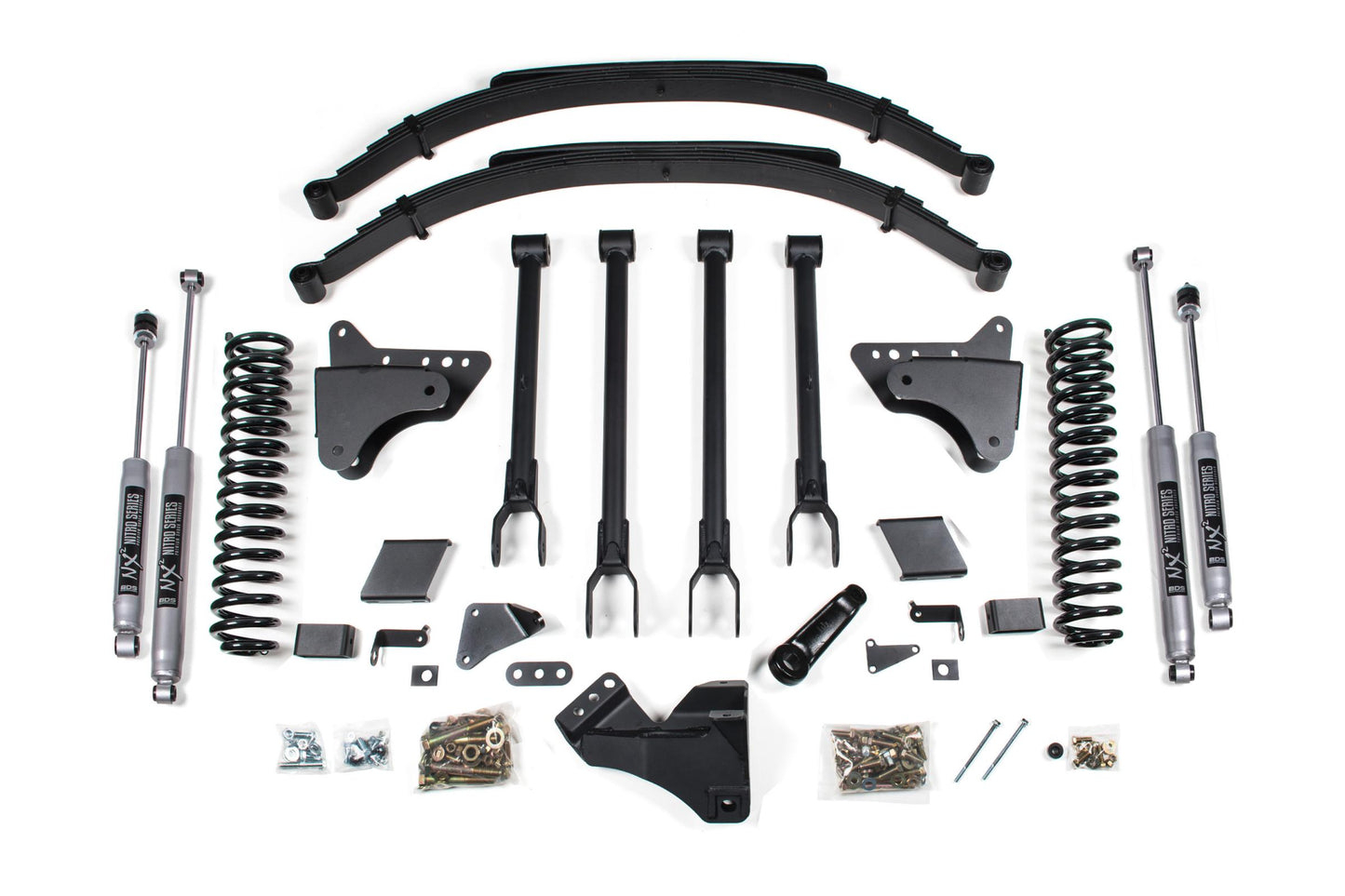 8 Inch Lift Kit 4-Link Conversion Ford F250/F350 Super Duty 11-16 4WD Gas BDS Suspension-1