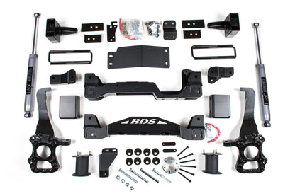 6 Inch Lift Kit Ford F150 2014 4WD 5 Inch Block Kit BDS Suspension-1