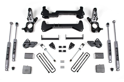 7 Inch Lift Kit Silverado/Sierra 2500HD 01-10 2WD Carrier Below Crossmember BDS Suspension-1