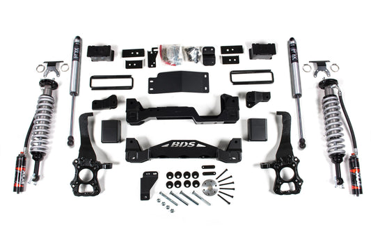 6 Inch Lift Kit FOX 2.5 Performance Elite Coil-Over Ford F150 15-20 4WD BDS Suspension