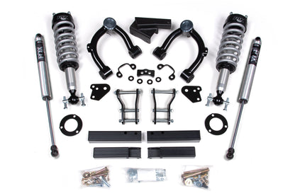 3.5 Inch Lift Kit FOX 2.0 Coil-Over Ford Ranger 19-23 4WD Cast Aluminum BDS Suspension
