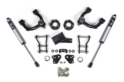 3.5 Inch Lift Kit Ford Ranger 19-23 4WD Cast Aluminum Knuckle BDS Suspension-1