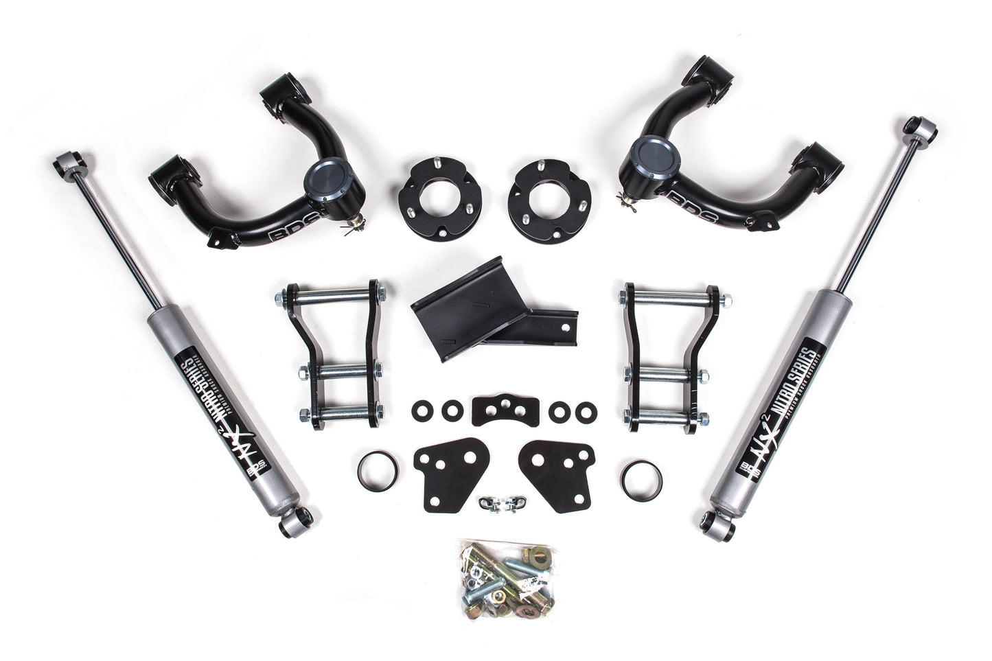 3.5 Inch Lift Kit Ford Ranger 19-23 4WD Cast Aluminum Knuckle BDS Suspension