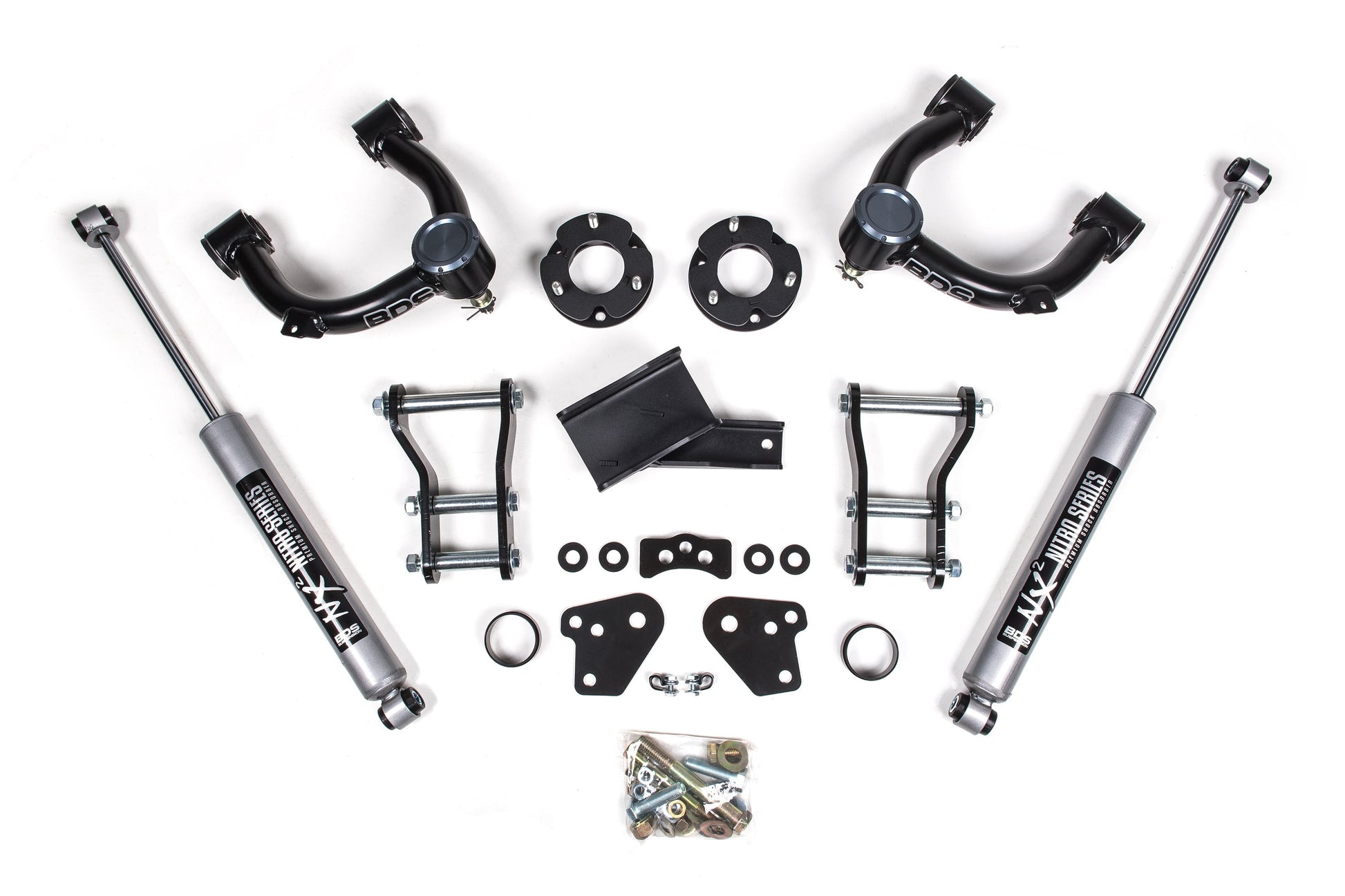 3.5 Inch Lift Kit Ford Ranger 19-23 4WD Cast Aluminum Knuckle BDS Suspension