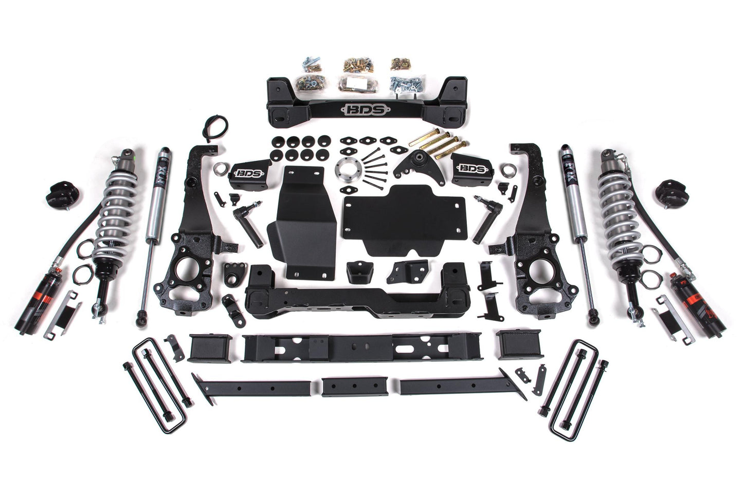 6 Inch Lift Kit FOX 2.5 Coil-Over Ford Ranger 19-23 4WD Cast Aluminum Knuckle BDS Suspension