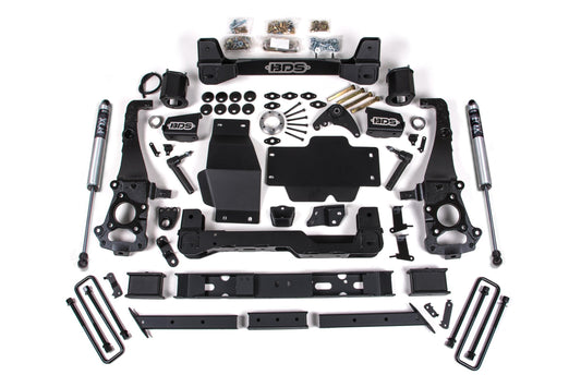 6 Inch Lift Kit Ford Ranger 19-23 4WD Cast Aluminum Knuckle BDS Suspension-1