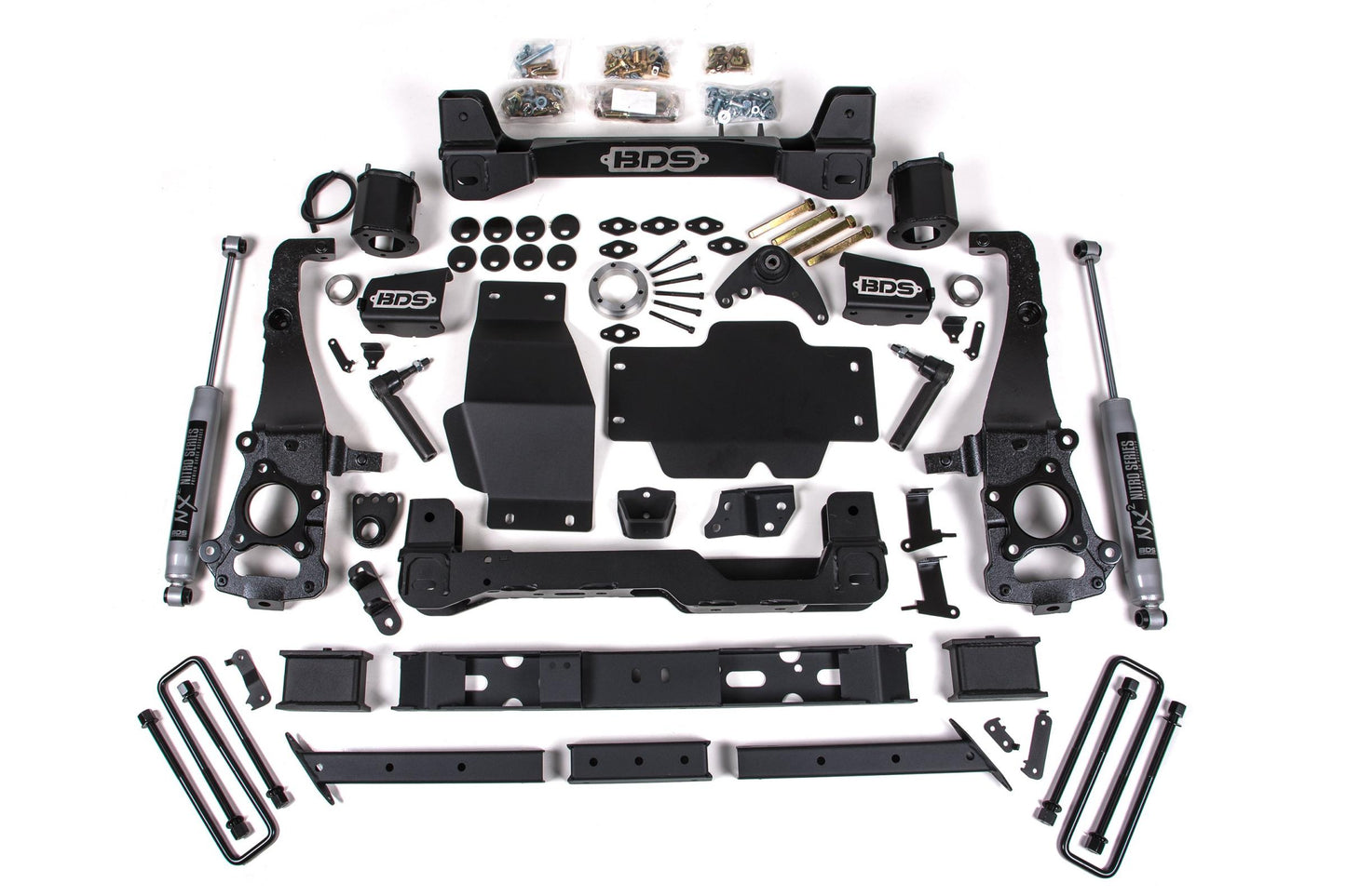 6 Inch Lift Kit Ford Ranger 19-23 4WD Cast Aluminum Knuckle BDS Suspension