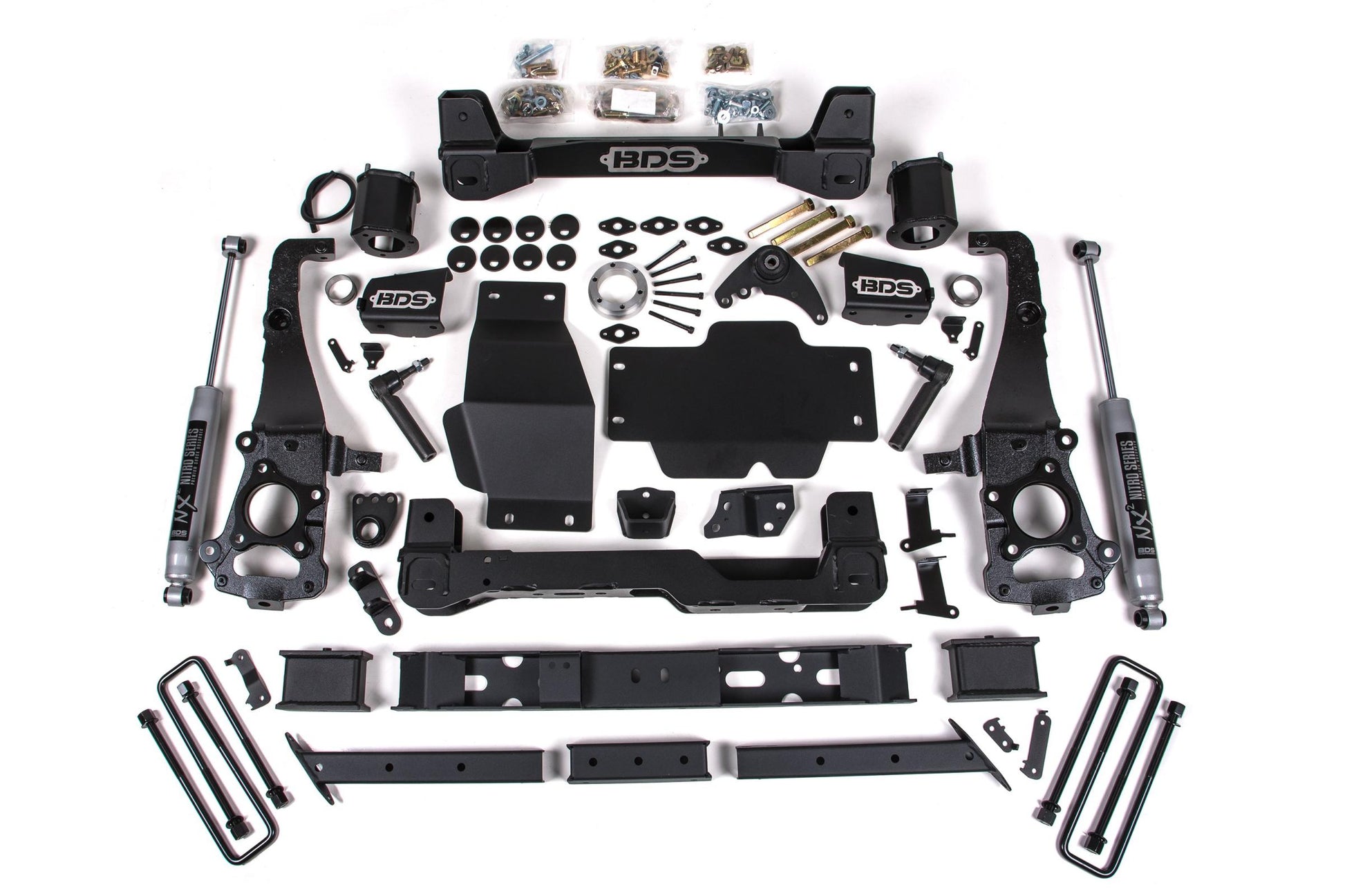 6 Inch Lift Kit Ford Ranger 19-23 4WD Cast Aluminum Knuckle BDS Suspension