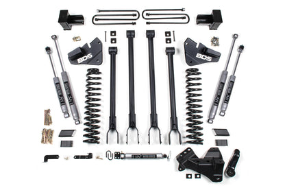 4 Inch Lift Kit 4-Link Conversion Ford F250/F350 Super Duty 17-19 4WD Diesel Leaf Springs BDS Suspension-1