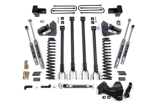 5 Inch Lift Kit w/ 4-Link Ford F250/F350 Super Duty 20-22 4WD Gas 4 Inch Block BDS Suspension-1