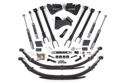 5 Inch Lift Kit w/ 4-Link Ford F250/F350 Super Duty 20-22 4WD Diesel Leaf Springs BDS Suspension-1