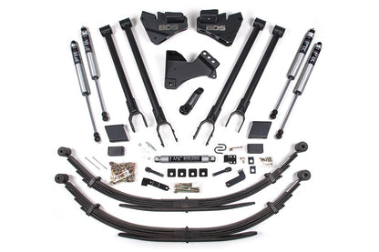 5 Inch Lift Kit w/ 4-Link Ford F250/F350 Super Duty 20-22 4WD Gas Leaf Springs BDS Suspension-2