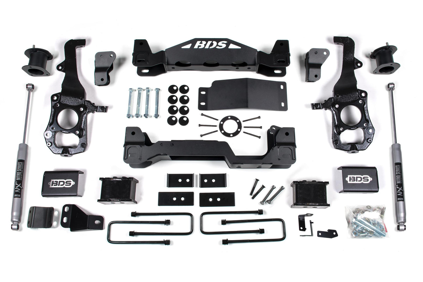6 Inch Lift Kit Ford F150 21-24 4WD 4 Inch Block BDS Suspension-2