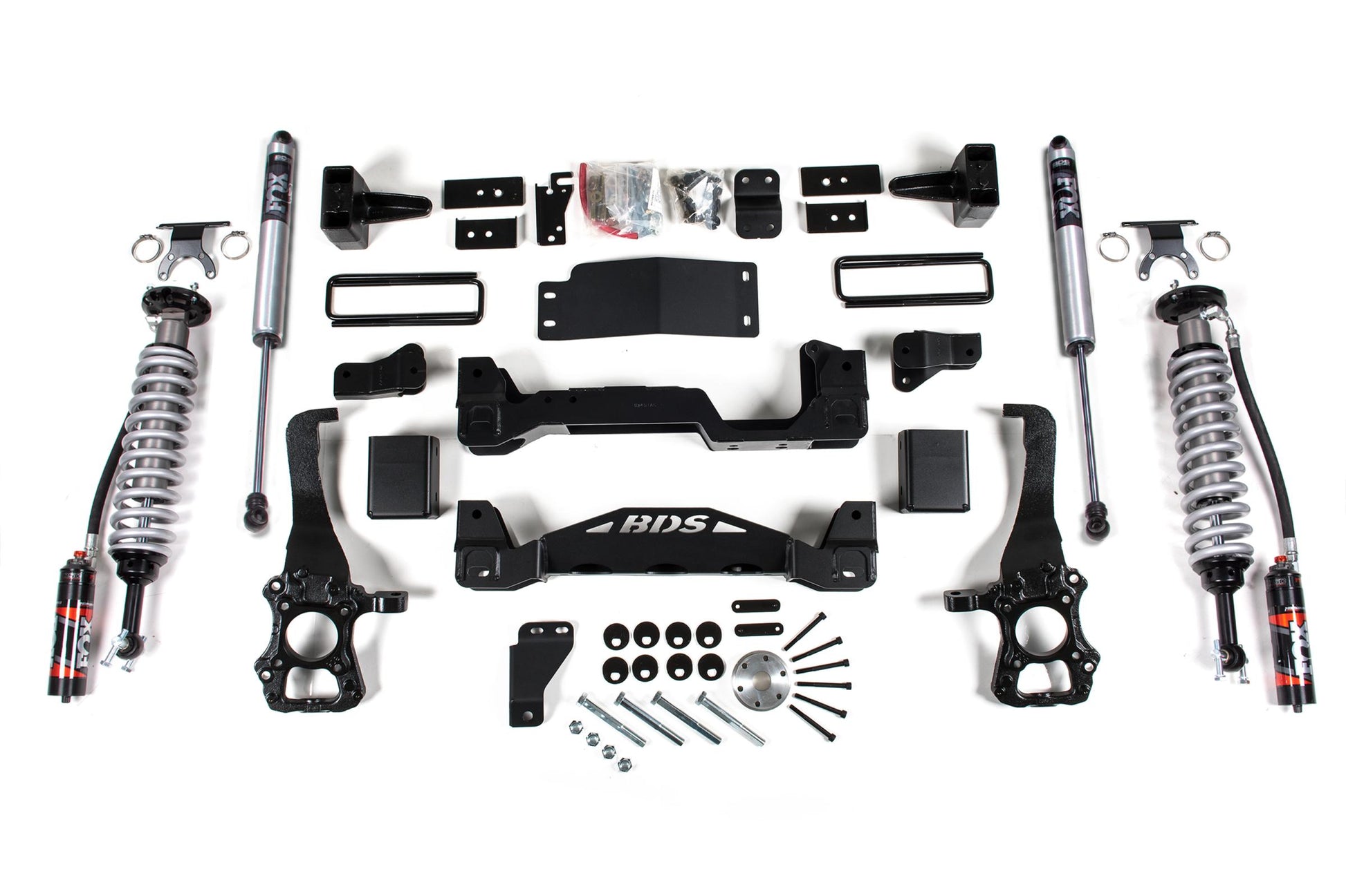 4 Inch Lift Kit FOX 2.5 Performance Elite Coil-Over Ford F150 15-20 4WD BDS Suspension