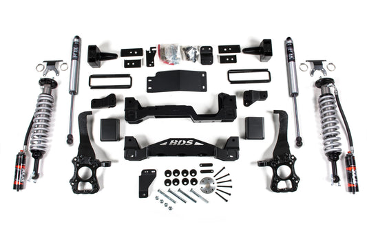 4 Inch Lift Kit FOX 2.5 Performance Elite Coil-Over Ford F150 15-20 4WD BDS Suspension